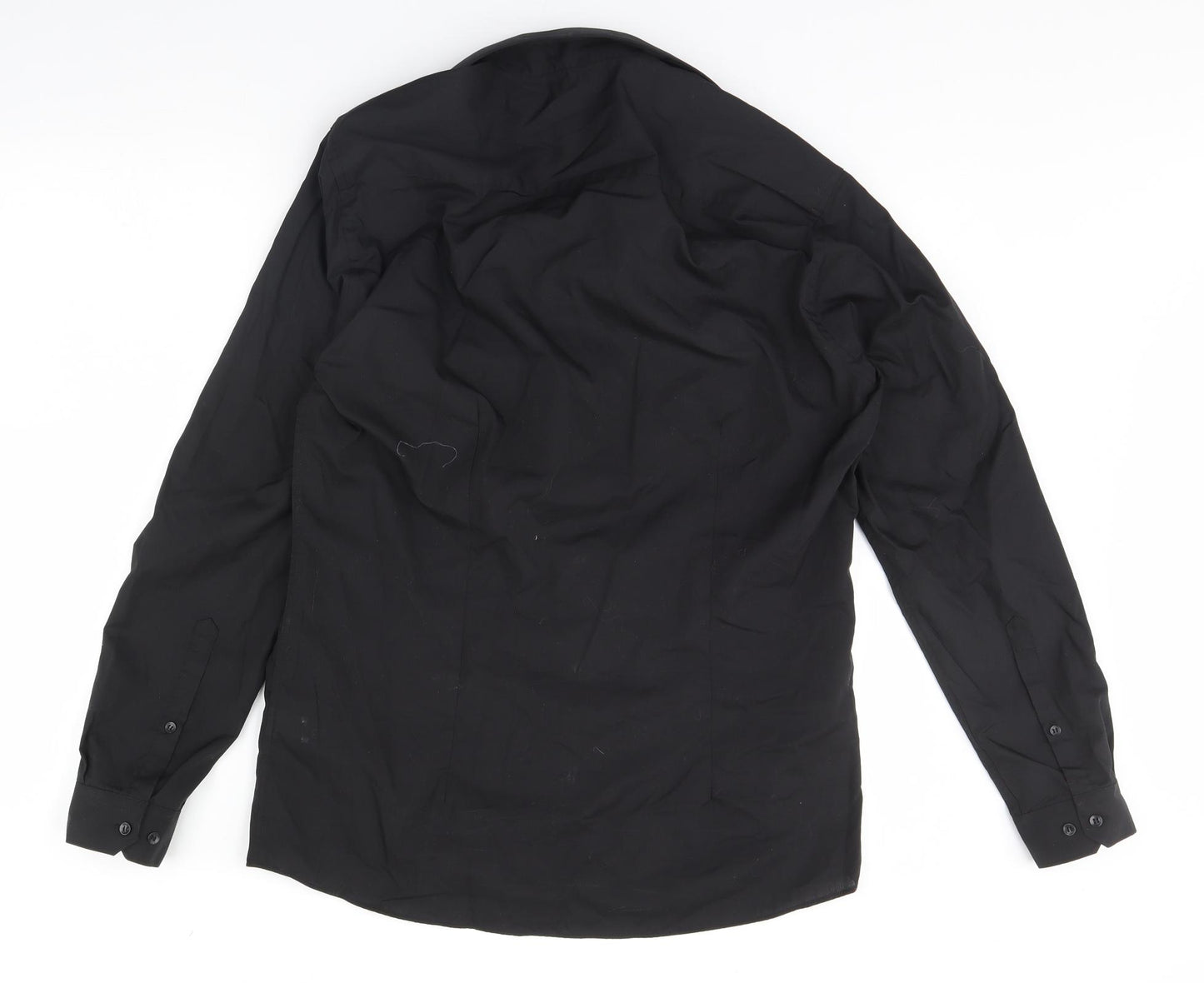 Cedar Wood State Mens Black    Dress Shirt Size 15