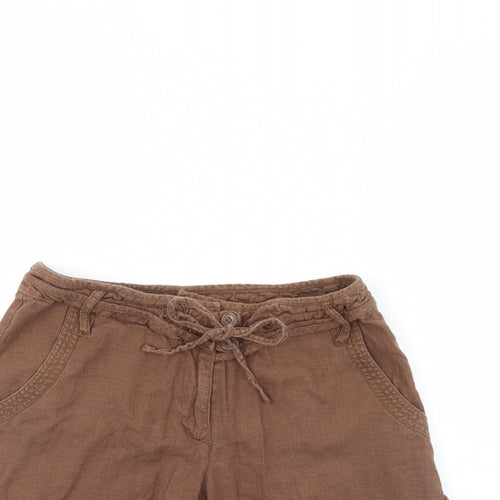 NEXT Womens Brown   Culotte Shorts Size 10