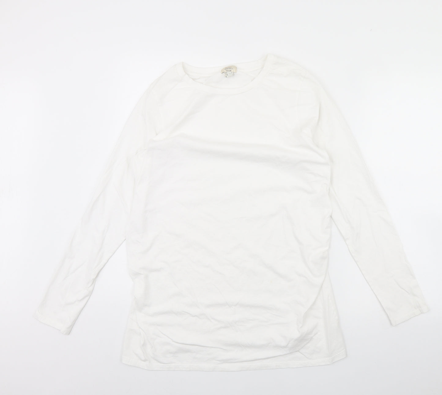 River Island Womens White   Basic T-Shirt Size 16