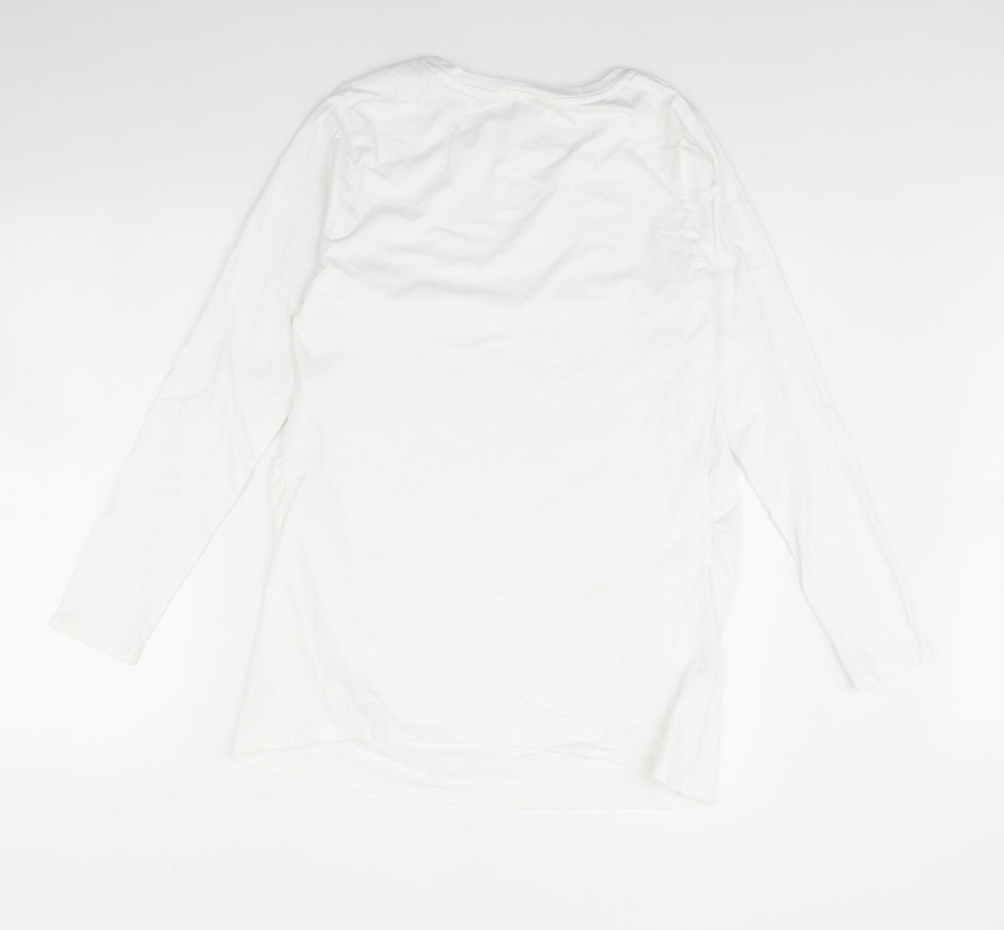 River Island Womens White   Basic T-Shirt Size 16