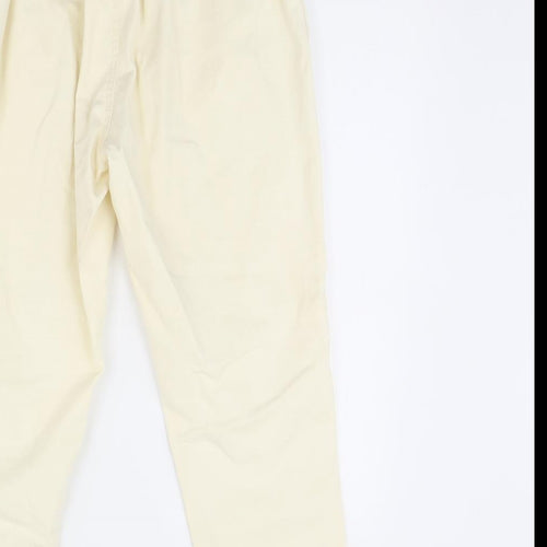 River Island Womens Yellow  Denim Straight Jeans Size 10 L28 in
