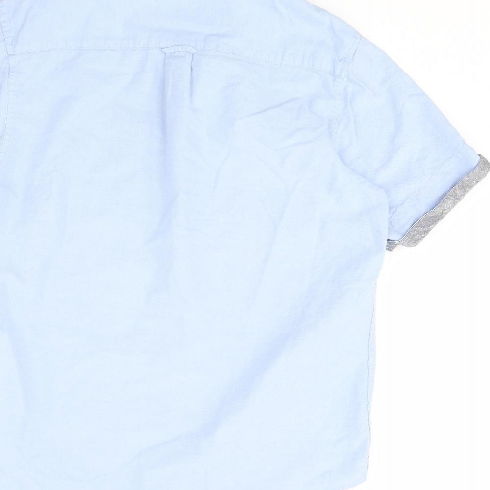 Cedar wo Mens Blue    Dress Shirt Size L