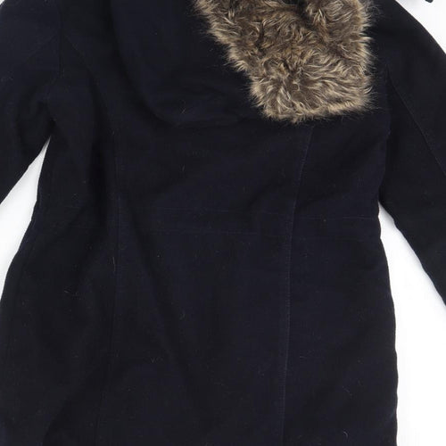 New Look Womens Blue   Overcoat Coat Size 10