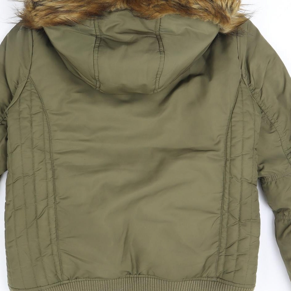 NEXT Girls Green   Rain Coat Coat Size 14 Years