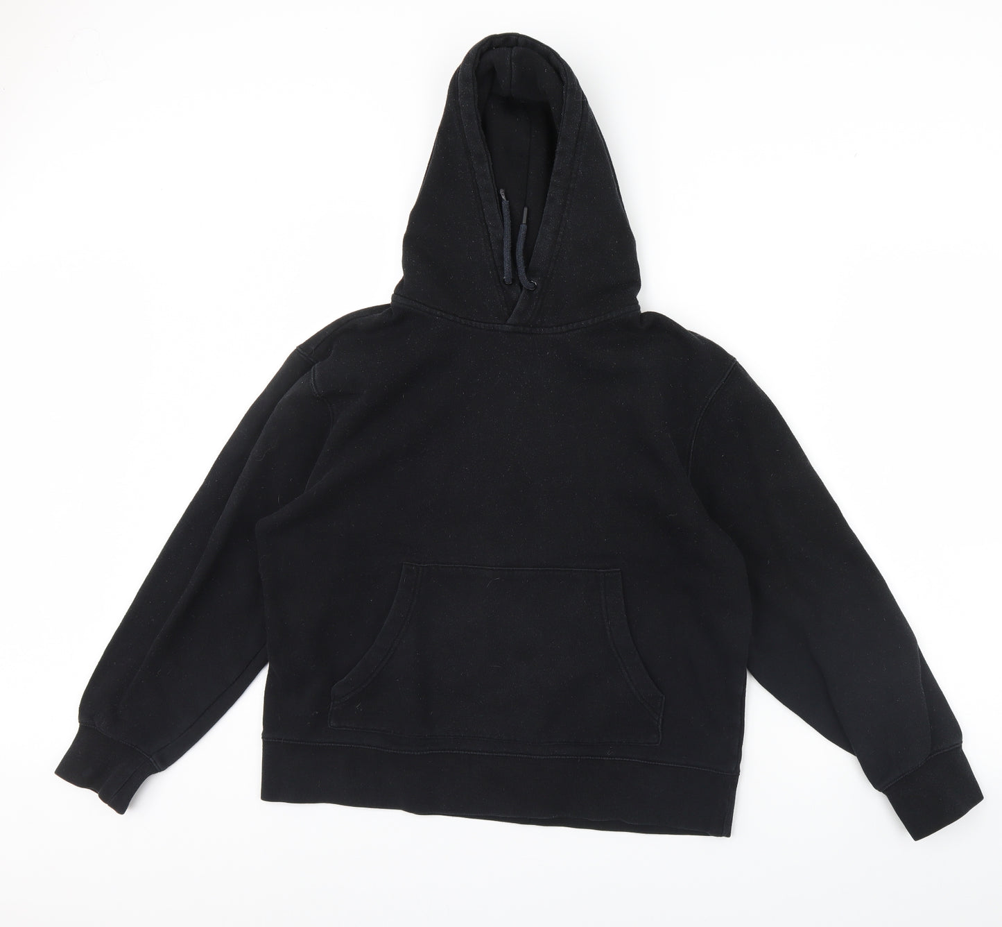 Topman Mens Black   Pullover Hoodie Size M
