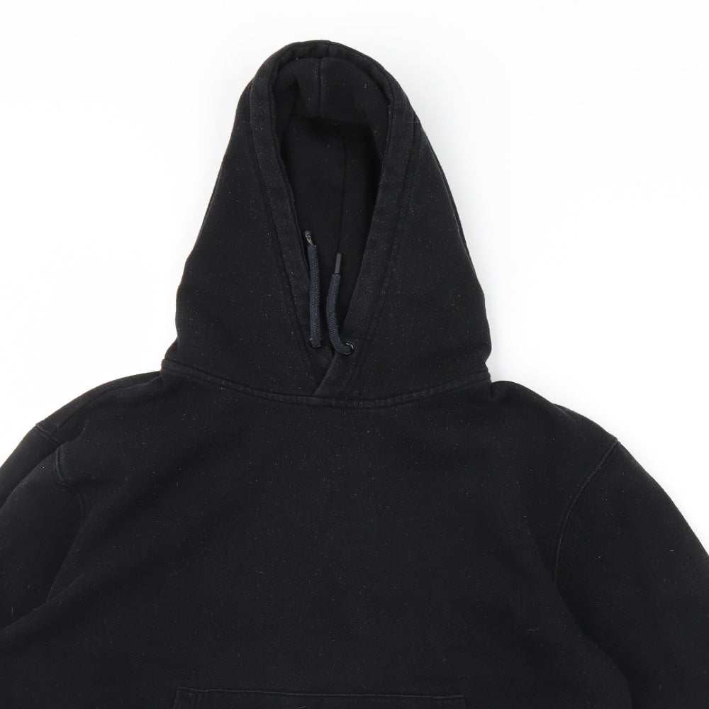 Topman Mens Black   Pullover Hoodie Size M
