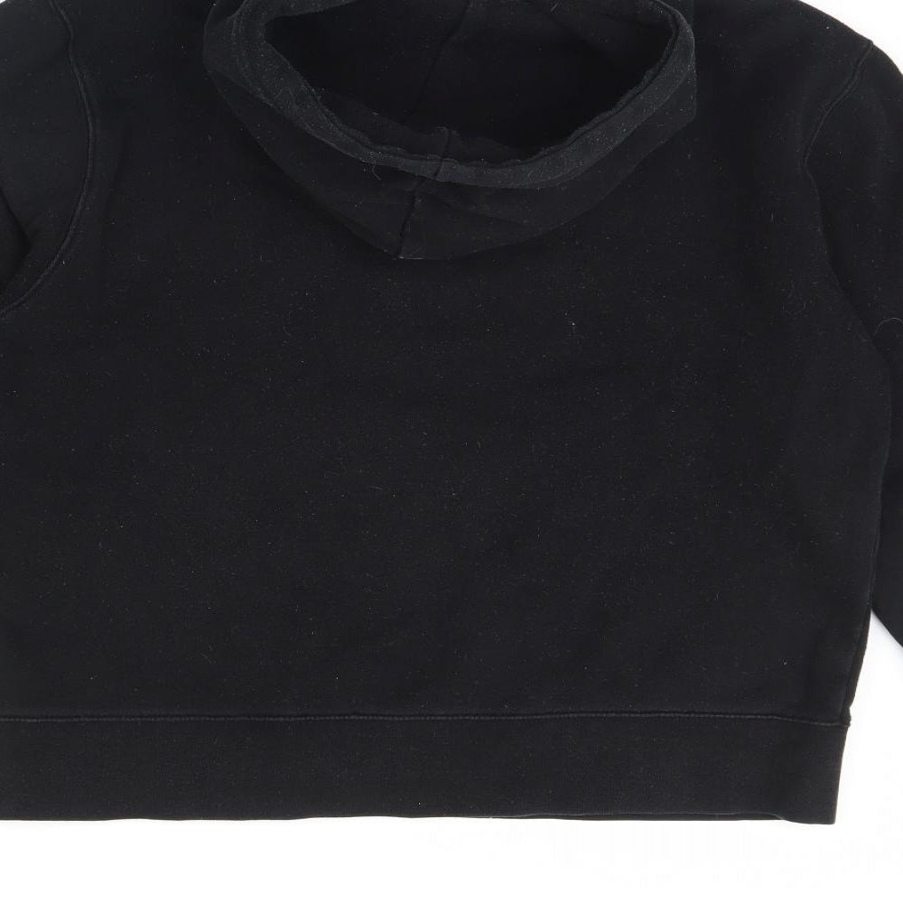 Topman Mens Black   Pullover Hoodie Size M