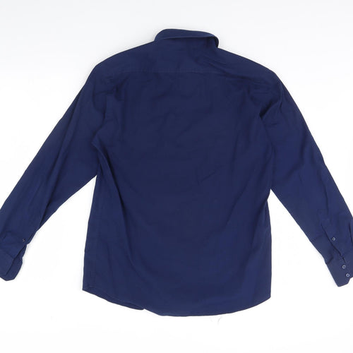 Taylor & Wright Mens Blue    Dress Shirt Size 15