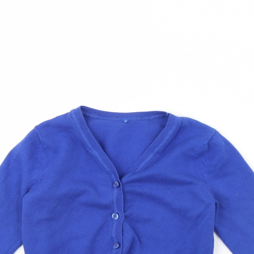 George Girls Blue   Cardigan Jumper Size 5 Years
