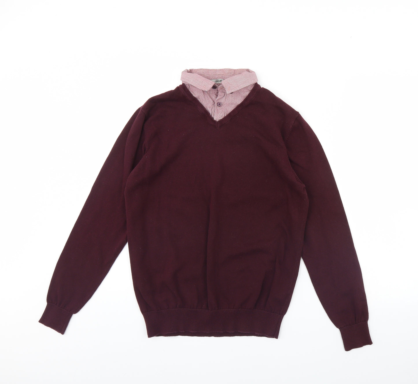 George Mens Red   Pullover Jumper Size M