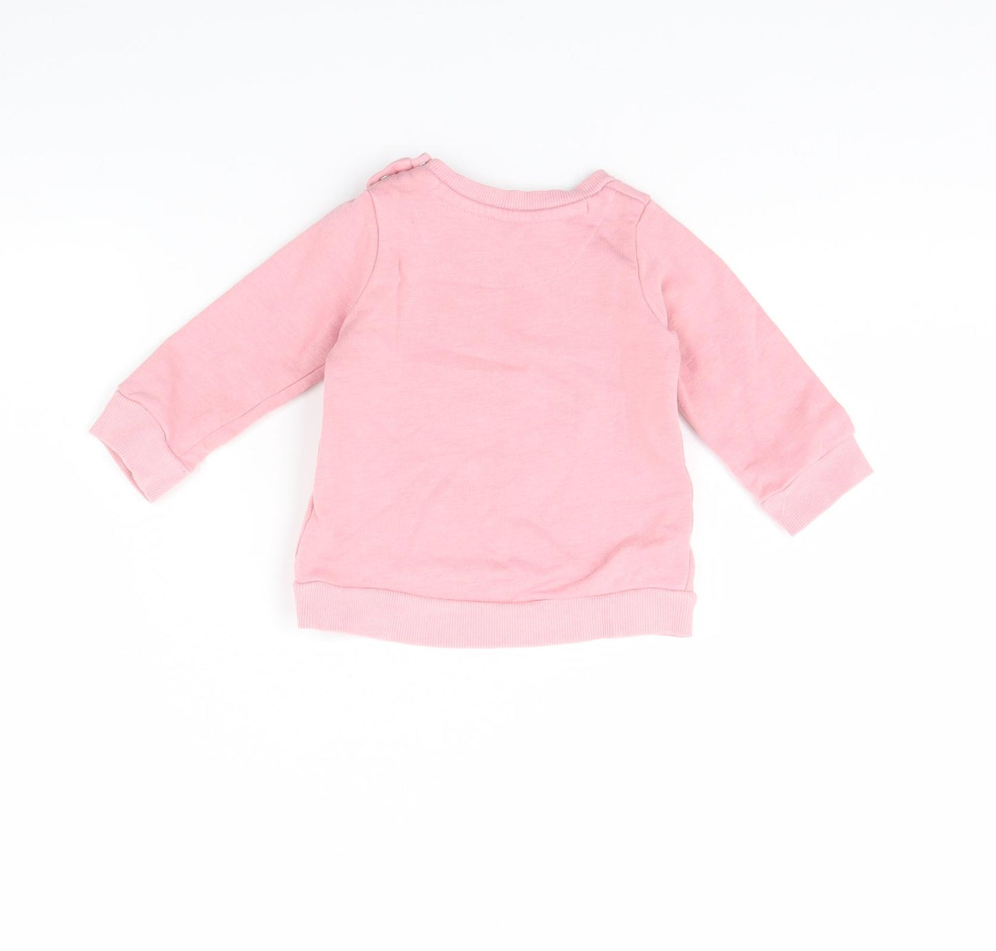 Nutmeg Girls Pink   Pullover Jumper Size 3-6 Months  - Unicorn