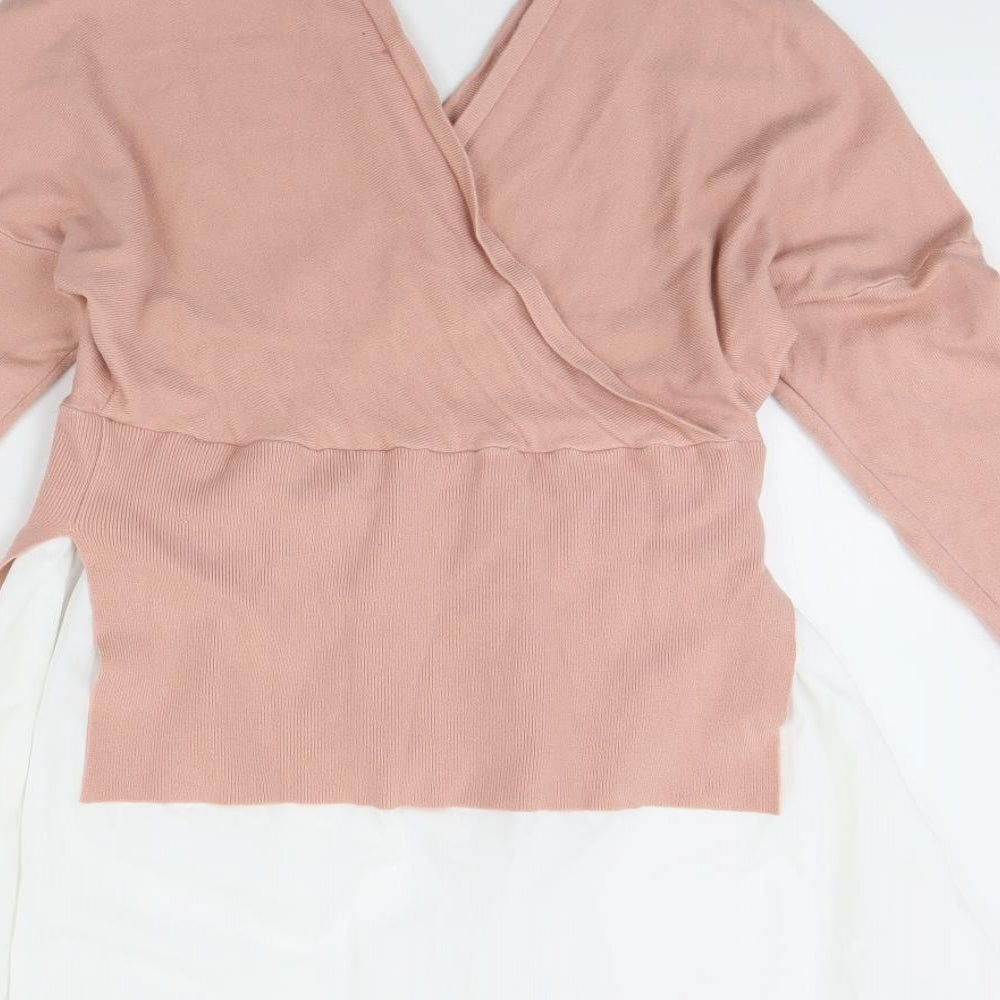 Quiz  Womens Pink   Pullover Jumper Size M