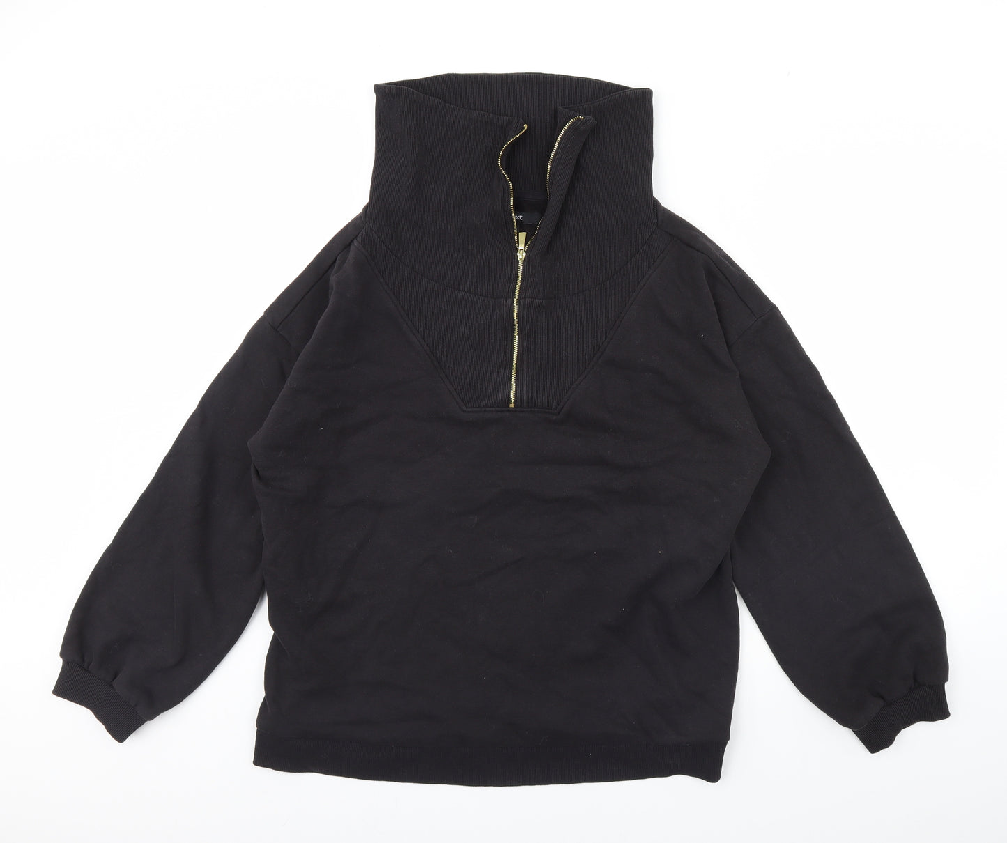 NEXT Mens Black   Henley Jumper Size XL