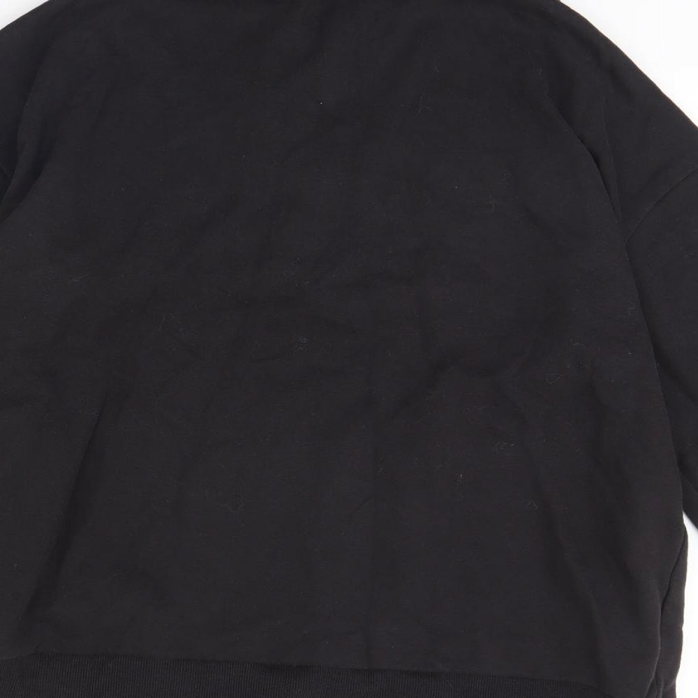 NEXT Mens Black   Henley Jumper Size XL