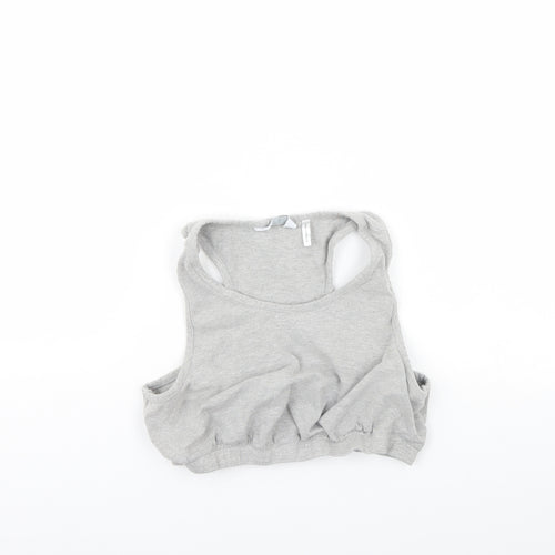 Label be Womens Grey   Cropped Tank Size 16