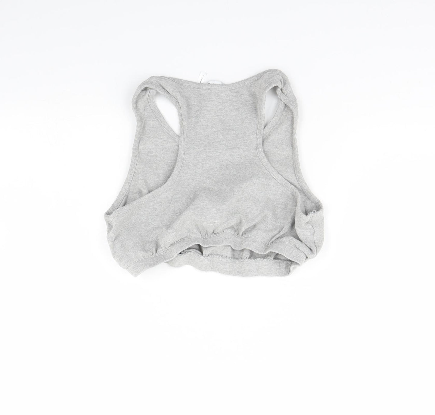 Label be Womens Grey   Cropped Tank Size 16