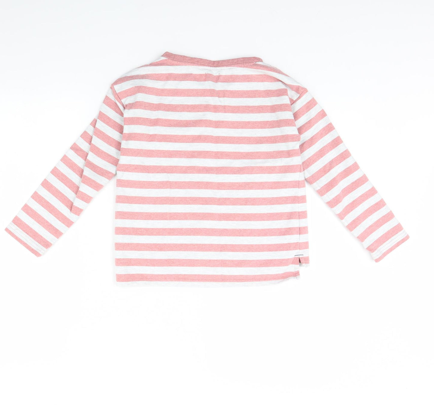 lily & dan Girls Pink Striped  Pullover Jumper Size 10 Years