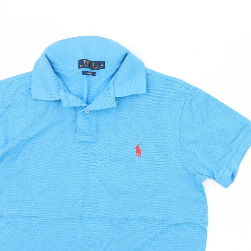 Ralph Lauren Mens Blue    Polo Size M