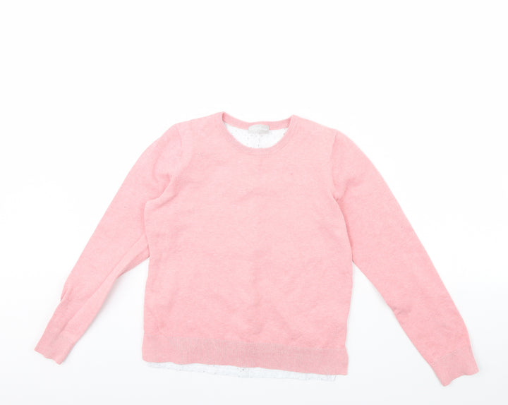 I Love Girls Wear Girls Pink   Pullover Jumper Size 11 Years