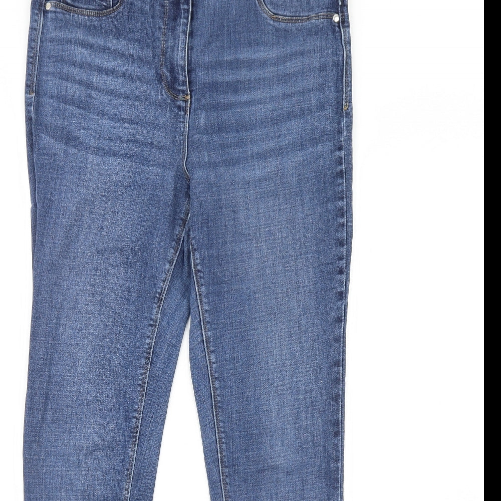 NEXT Womens Blue  Denim Skinny Jeans Size 14 L29 in