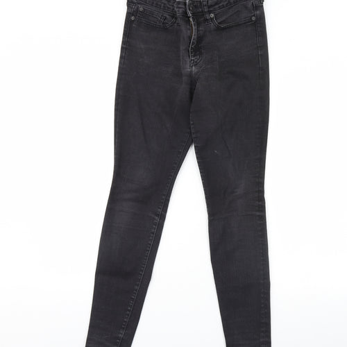 Gap Womens Black  Denim Skinny Jeans Size 12 L28 in