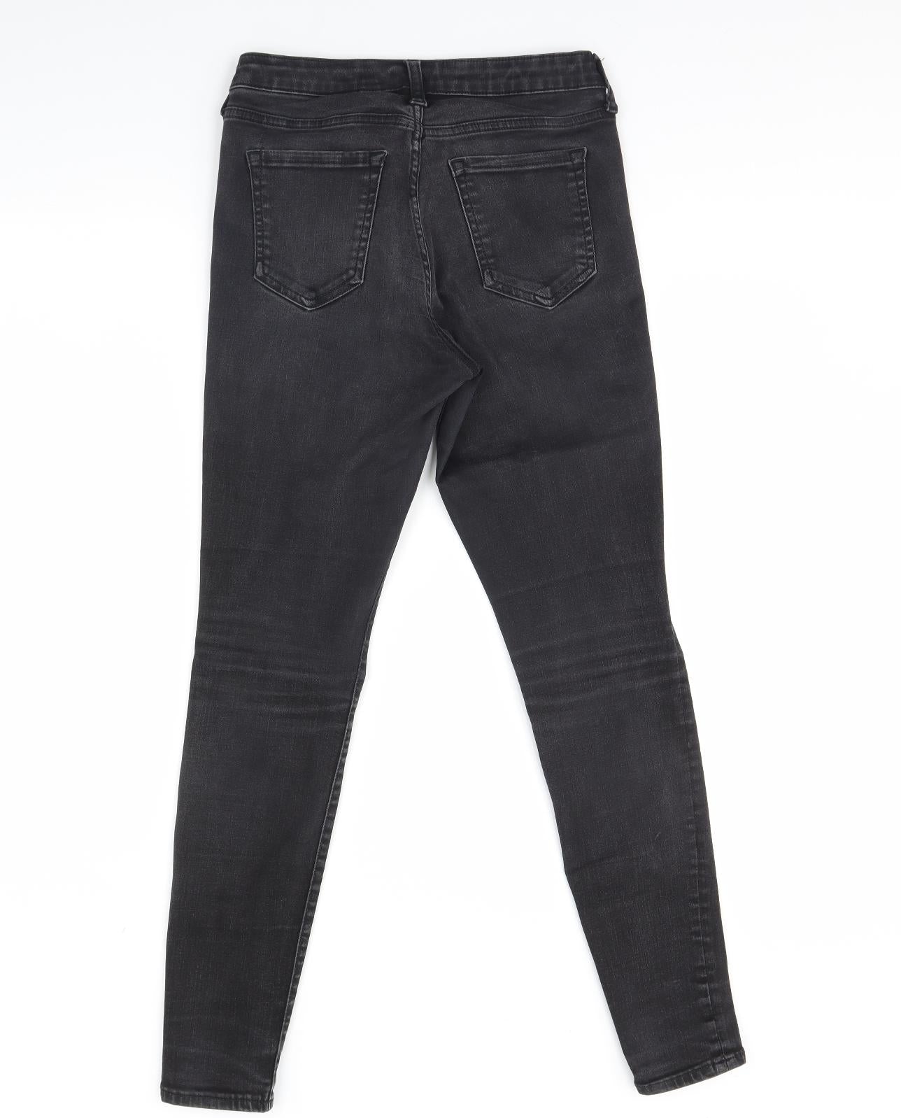 Gap Womens Black  Denim Skinny Jeans Size 12 L28 in