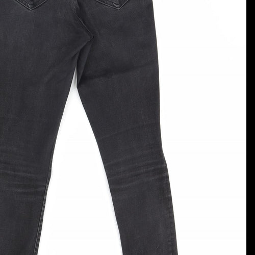 Gap Womens Black  Denim Skinny Jeans Size 12 L28 in