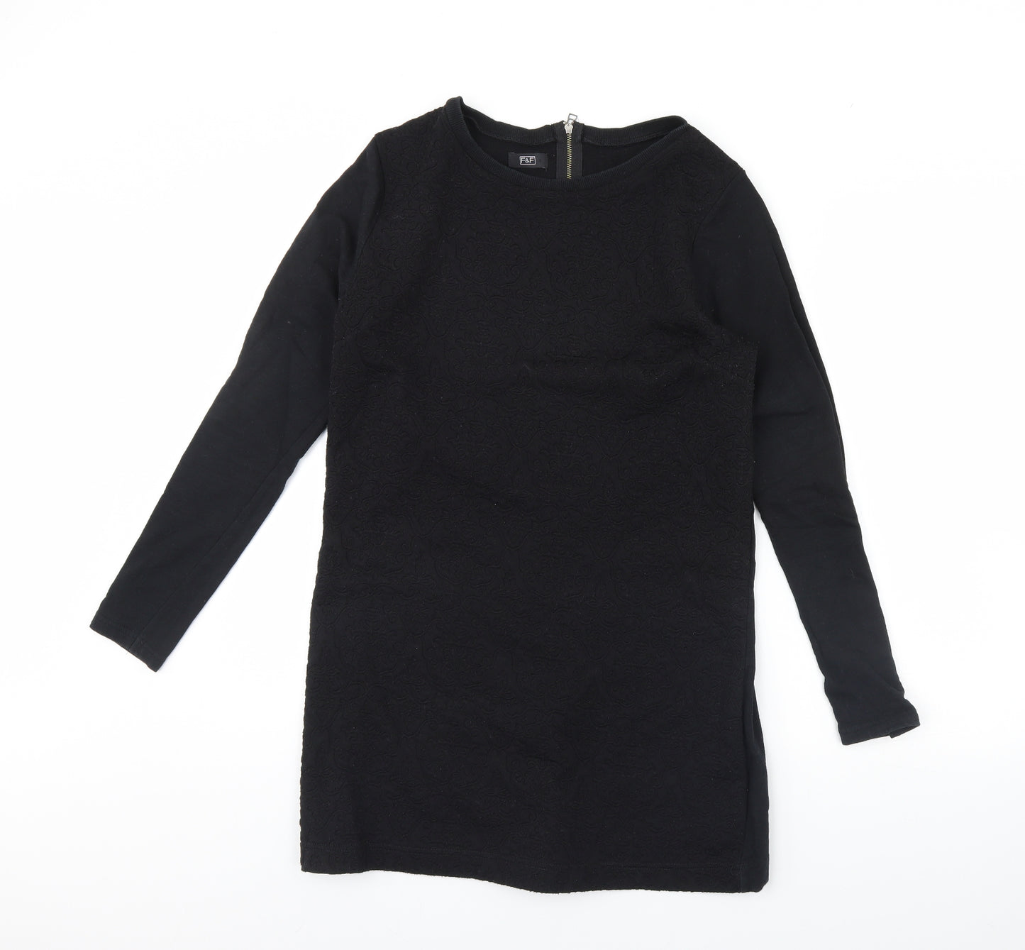 F&F Womens Black   Jumper Dress  Size 14