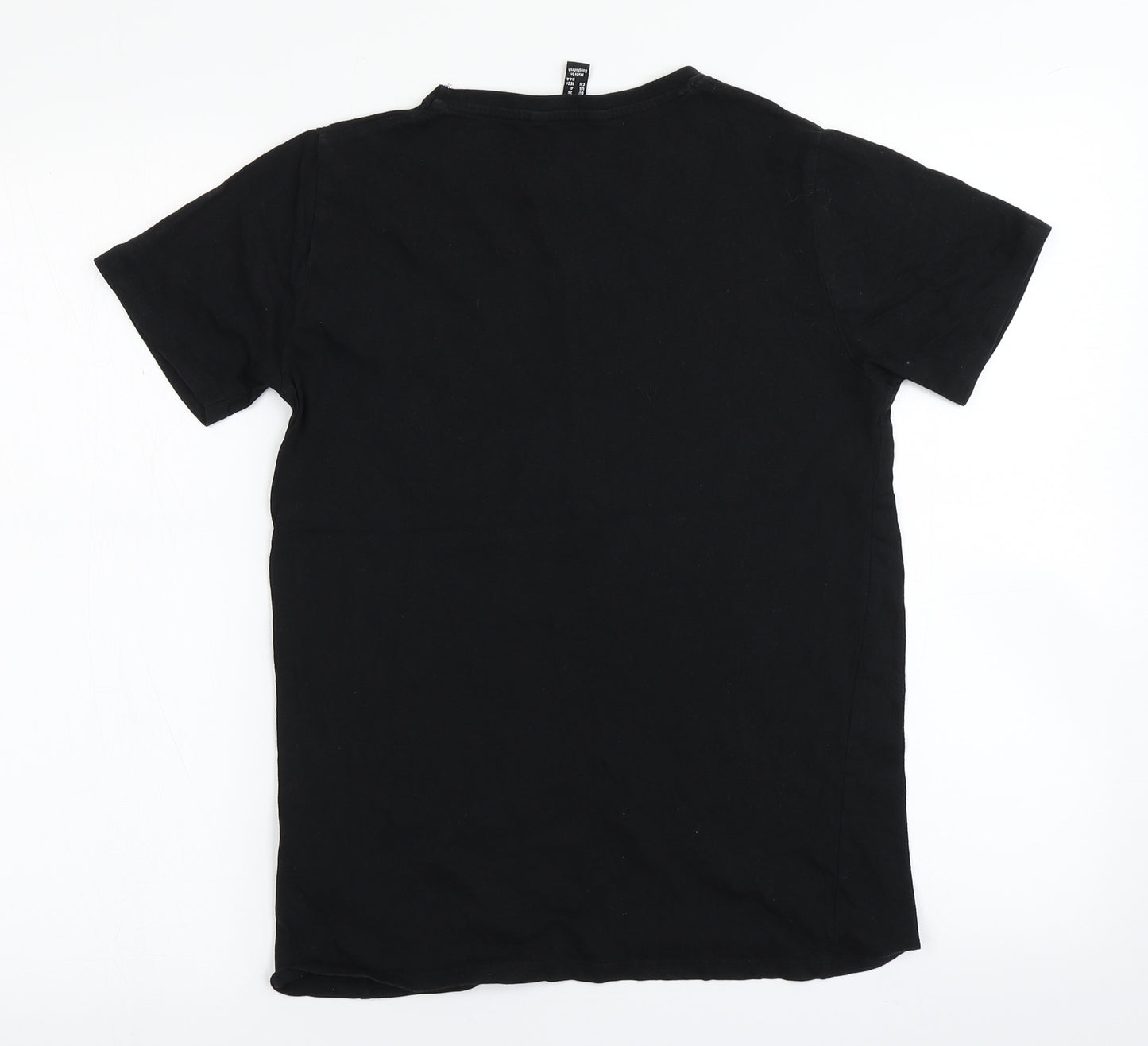 Nw Look Womens Black   Basic T-Shirt Size 8