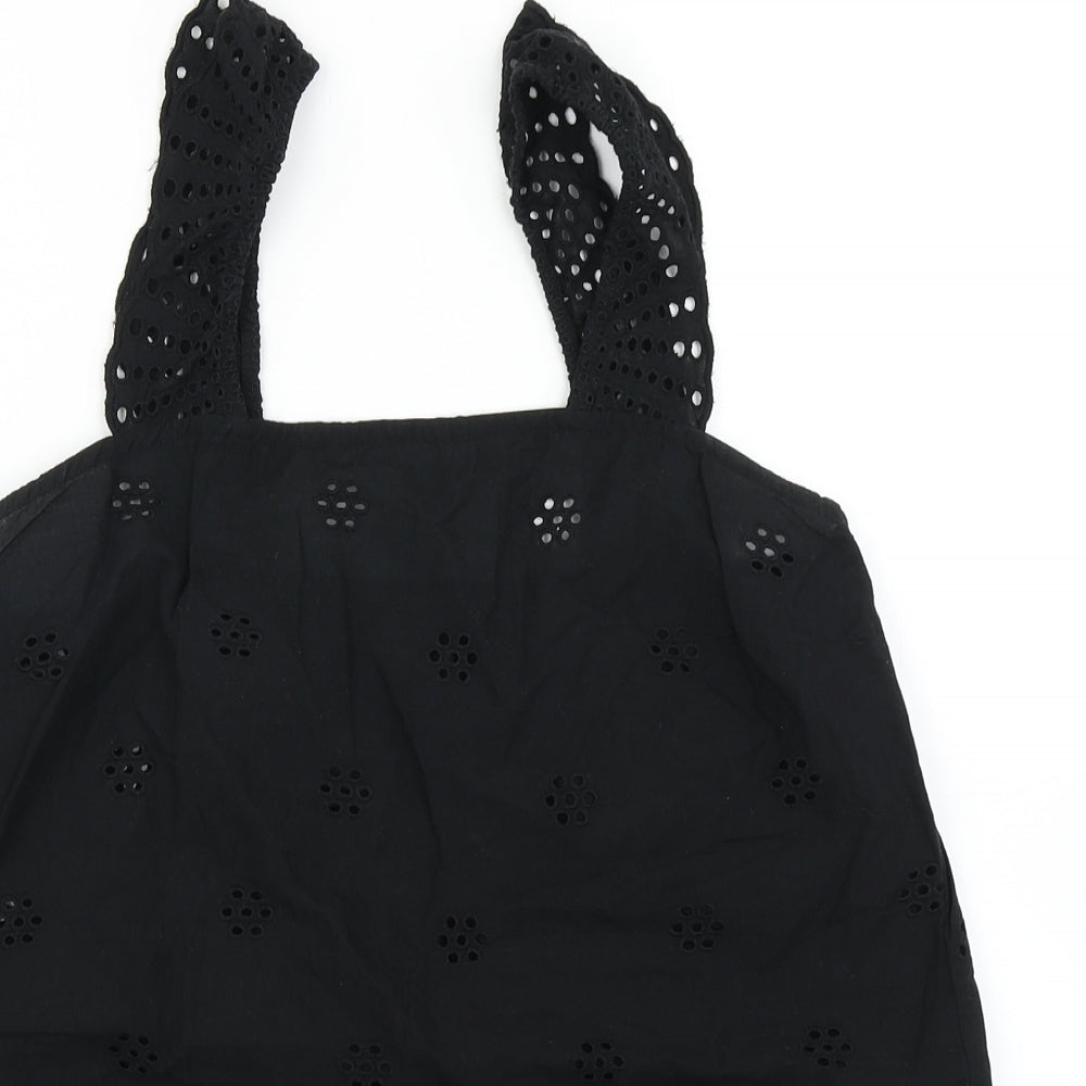 GUESS Womens Black   Basic Blouse Size 6