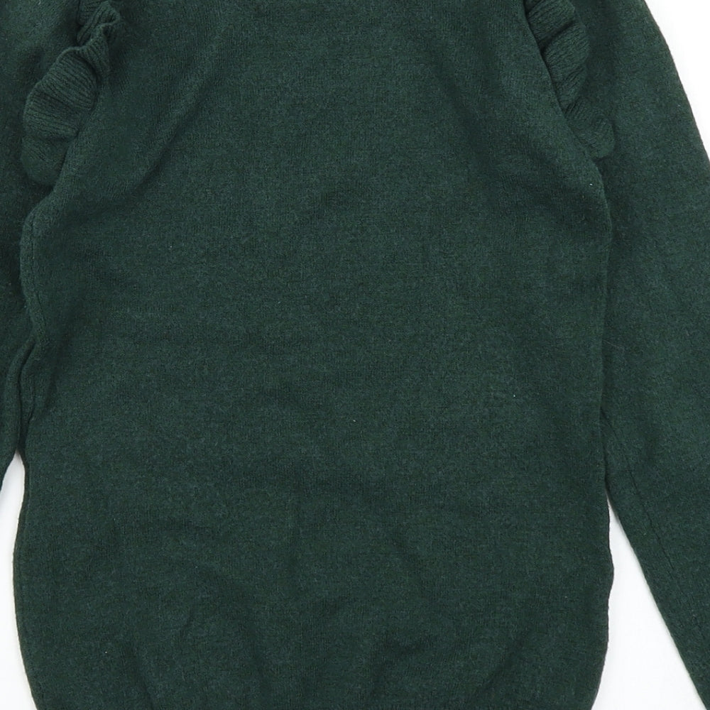GUESS Womens Green  Knit Pullover Jumper Size S