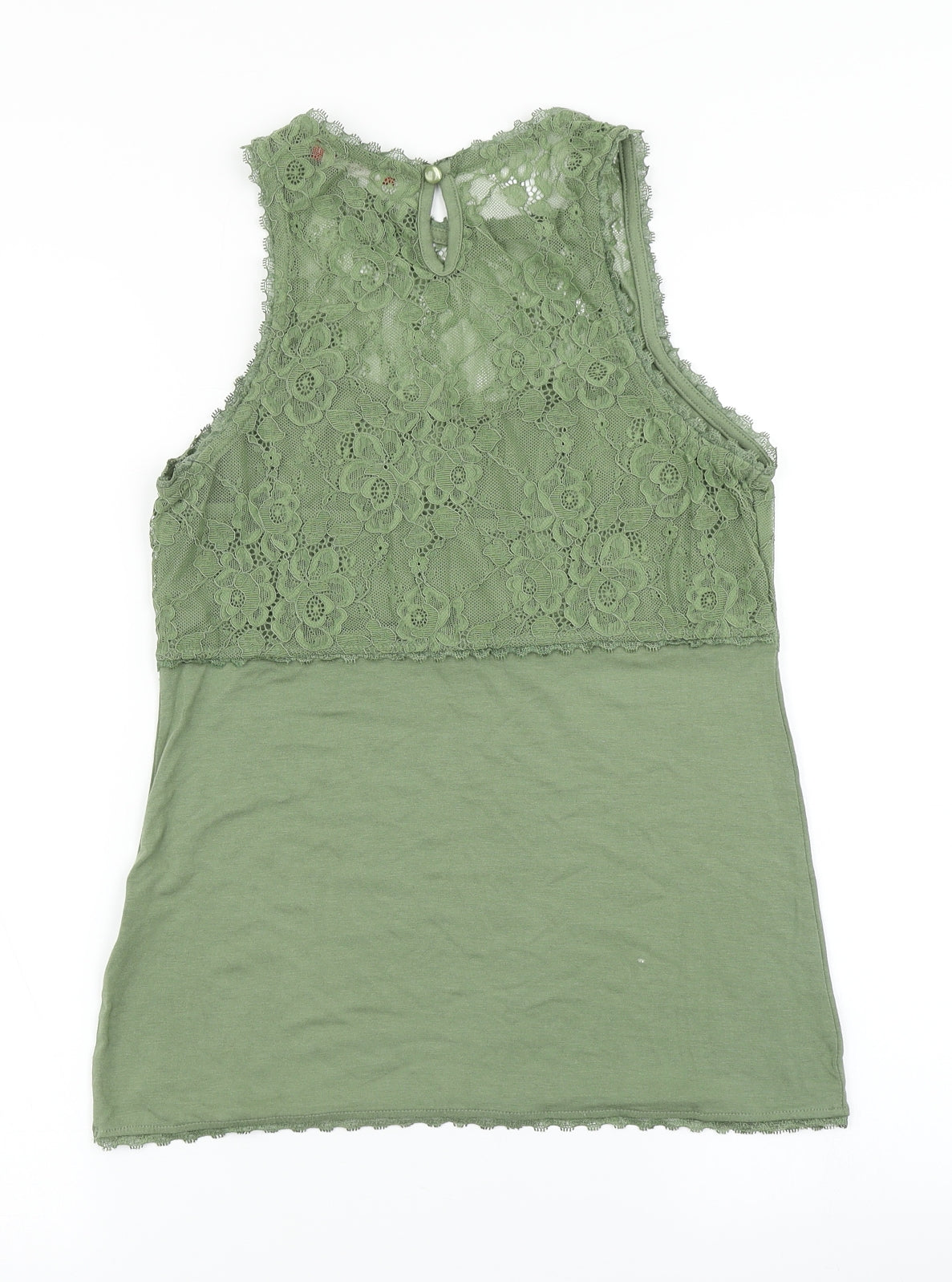 GUESS Womens Green   Basic Tank Size S