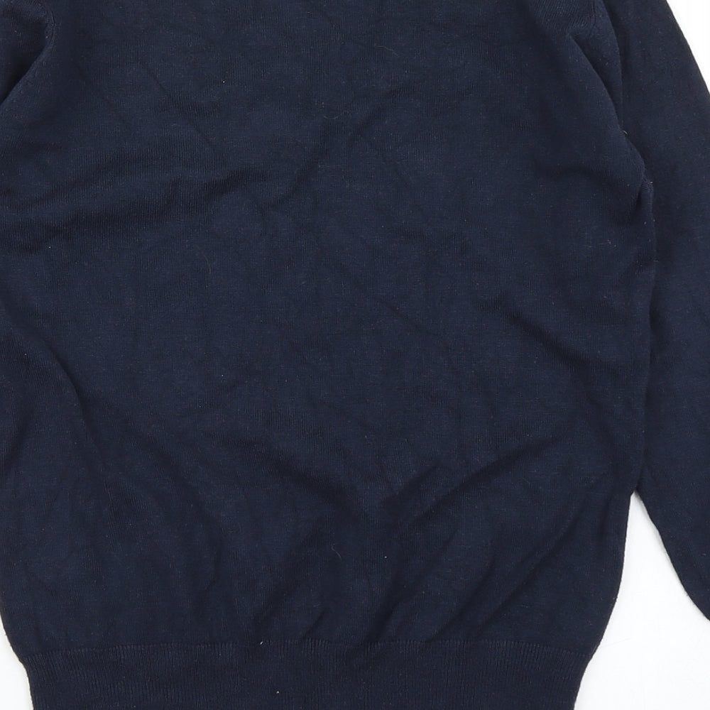 GUESS Womens Blue  Knit Pullover Jumper Size S