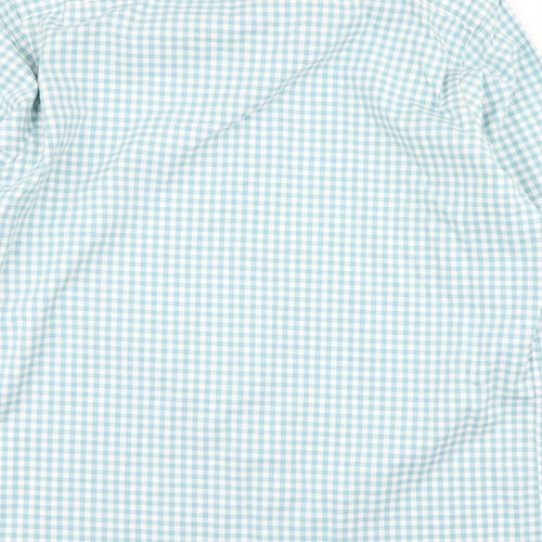 Cotton Traders Mens Black Check   Button-Up Size M