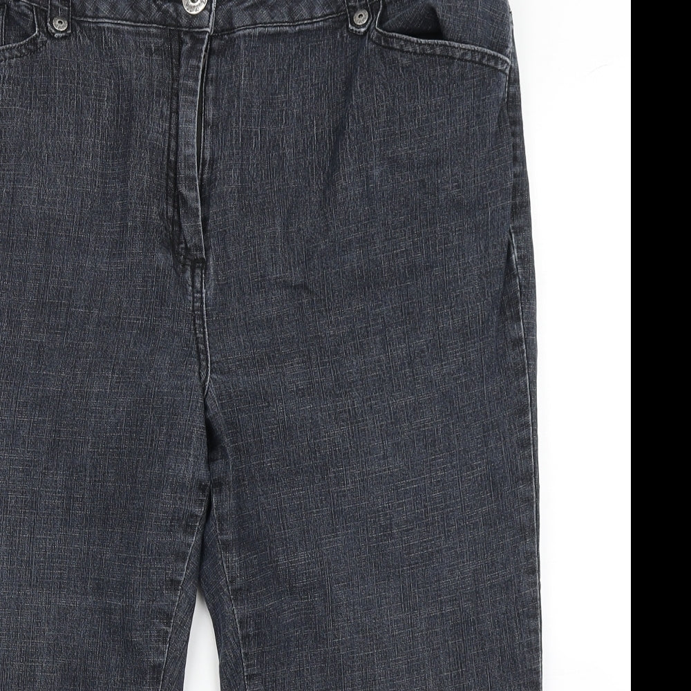 Soon Womens Blue  Denim Cargo Shorts Size 16