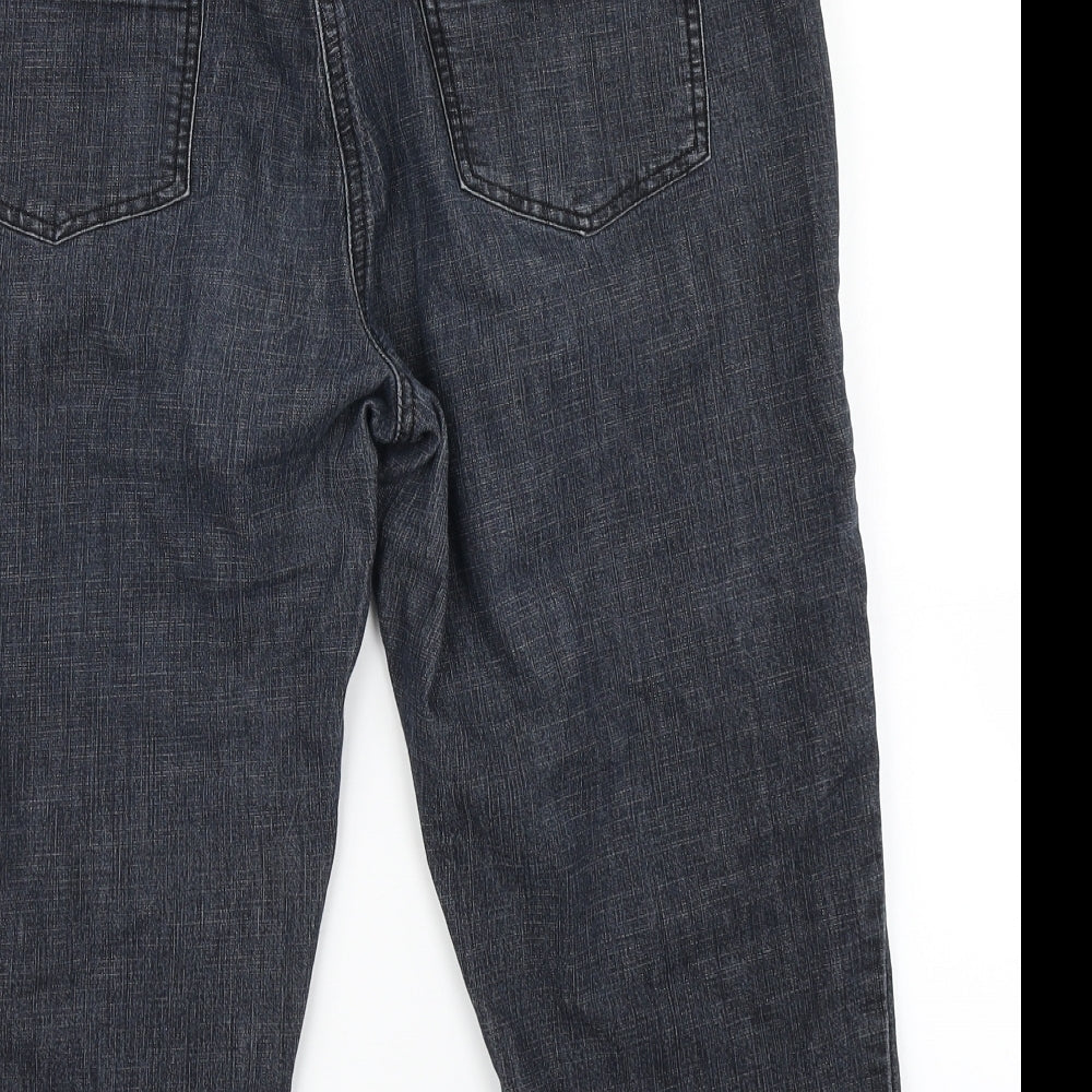 Soon Womens Blue  Denim Cargo Shorts Size 16