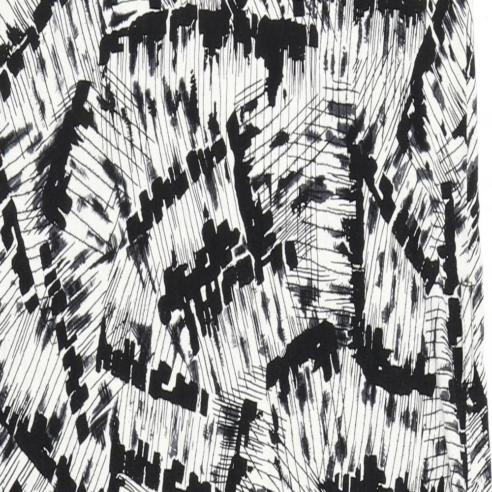 F&F Womens Black Geometric  Bodycon  Size 18