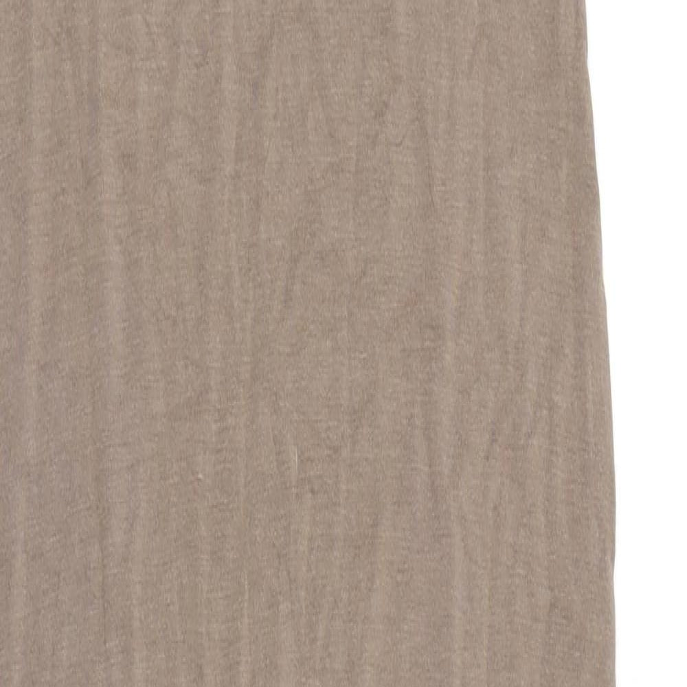 Boohoo Womens Brown   Bodycon  Size 6