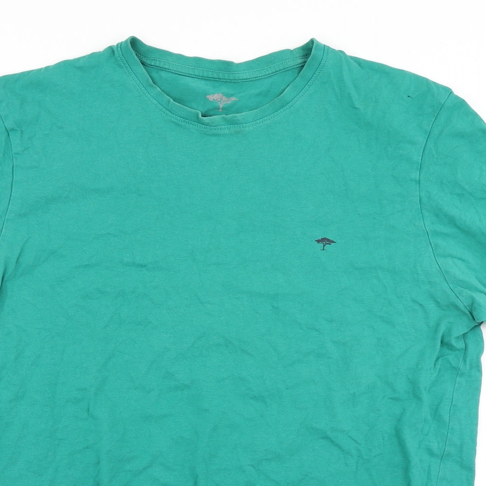 Fynch-Hatton Mens Green    T-Shirt Size L