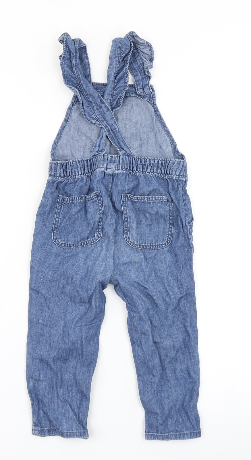 Gap Girls Blue  Denim Dungaree One-Piece Size 18-24 Months