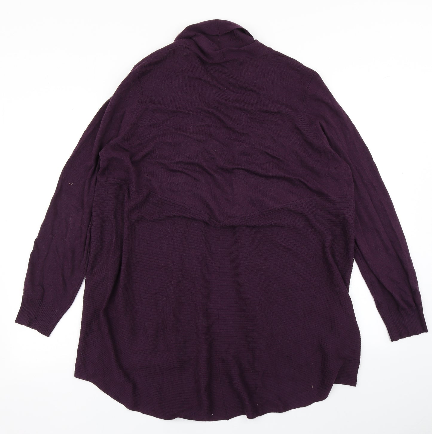 George Womens Purple  Knit Cardigan Jumper Size 20
