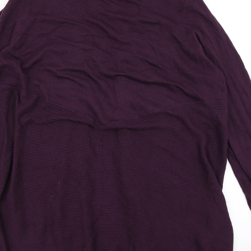 George Womens Purple  Knit Cardigan Jumper Size 20