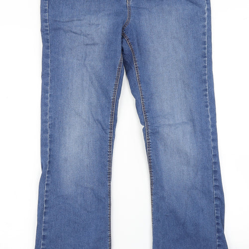 George Womens Blue  Denim Bootcut Jeans Size 12 L28 in
