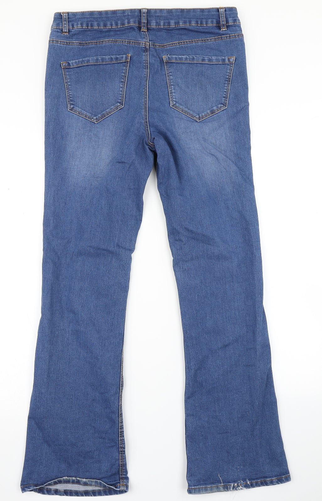 George Womens Blue  Denim Bootcut Jeans Size 12 L28 in