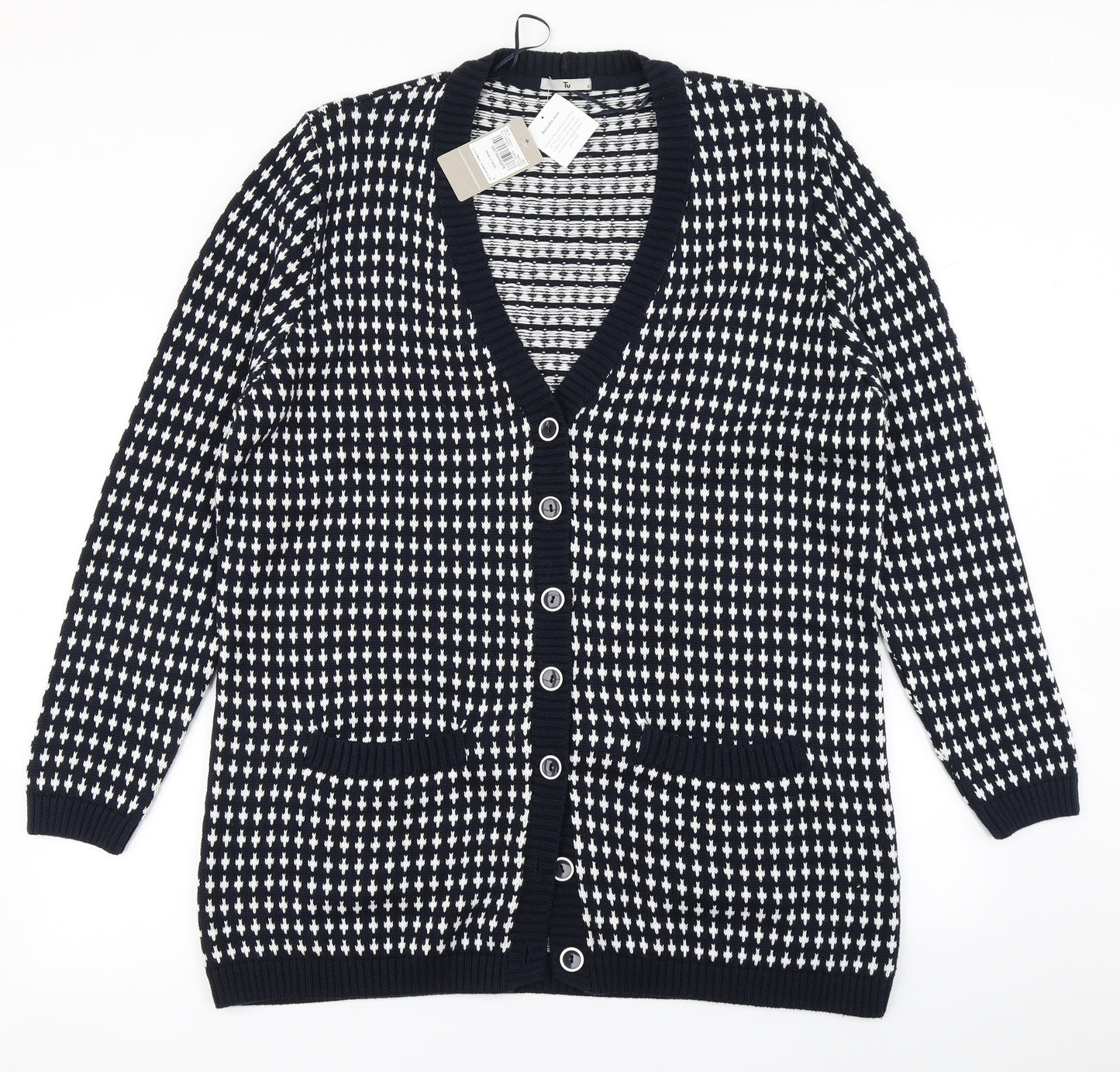 TU Womens Blue  Knit Cardigan Jumper Size 22