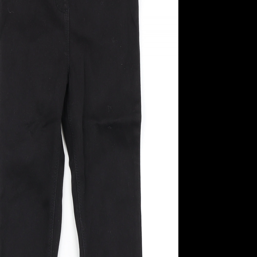 George Girls Black  Denim Jegging Jeans Size 7-8 Years