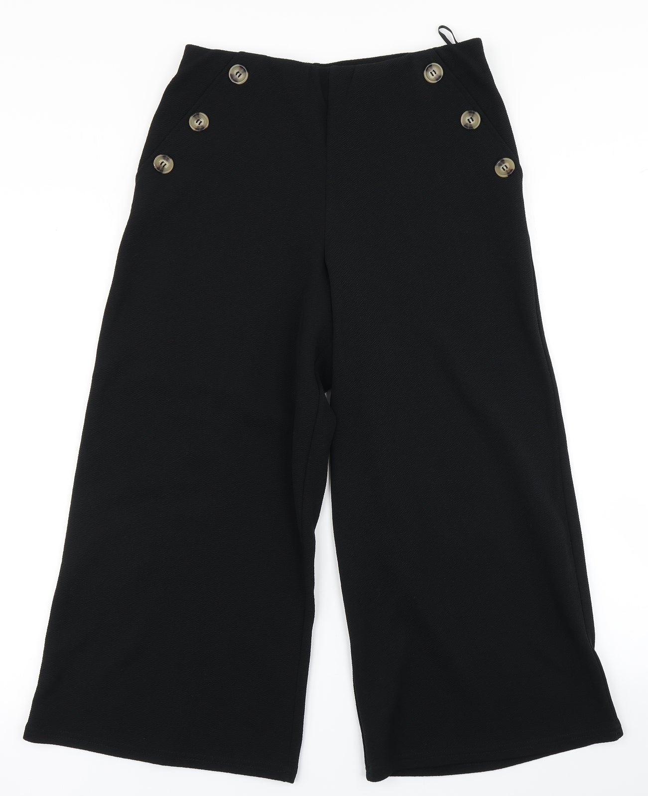 Primark Womens Black   Culotte Shorts Size 12