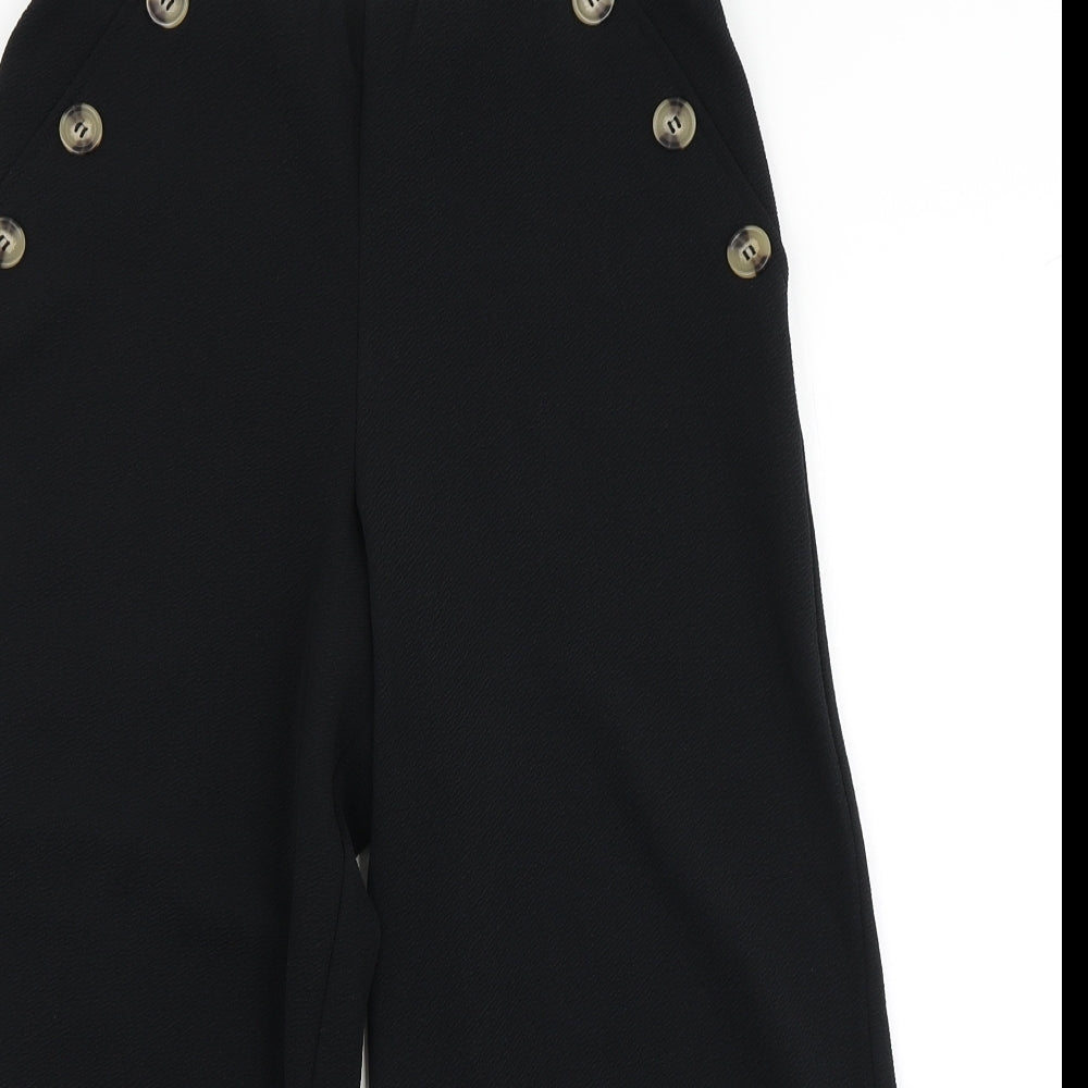 Primark Womens Black   Culotte Shorts Size 12