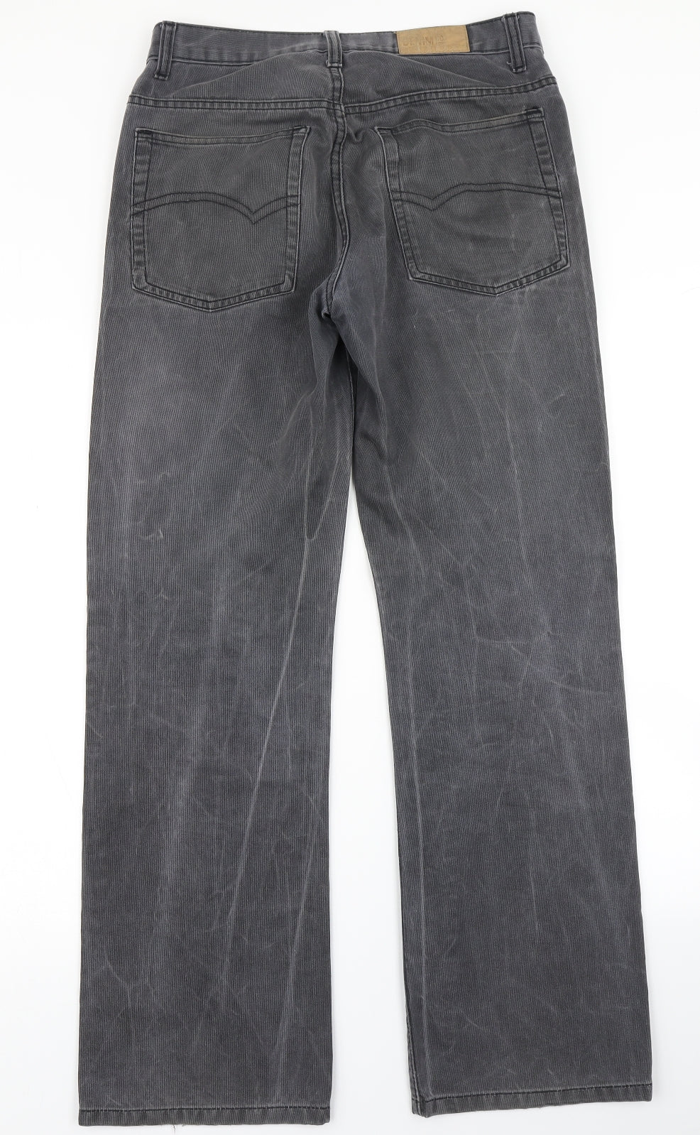 Denim Co Womens Grey  Denim Straight Jeans Size 30 in L32 in