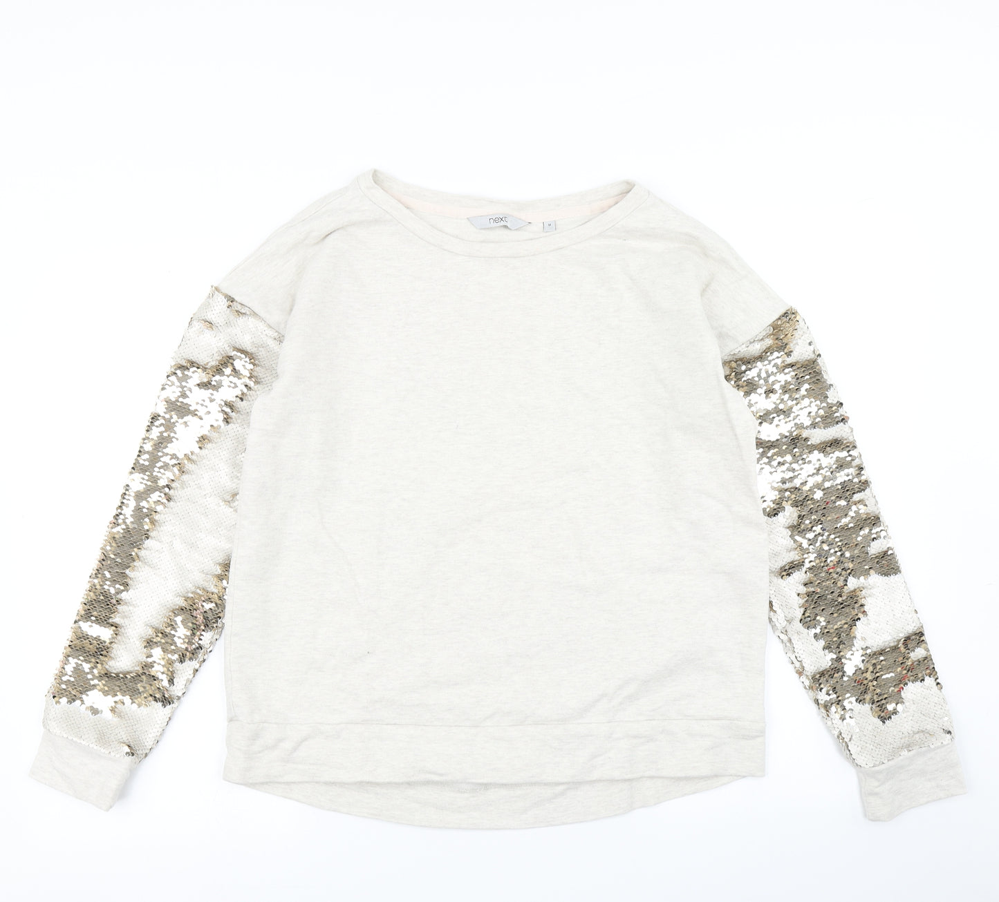 NEXT Womens Beige   Pullover Sweatshirt Size M